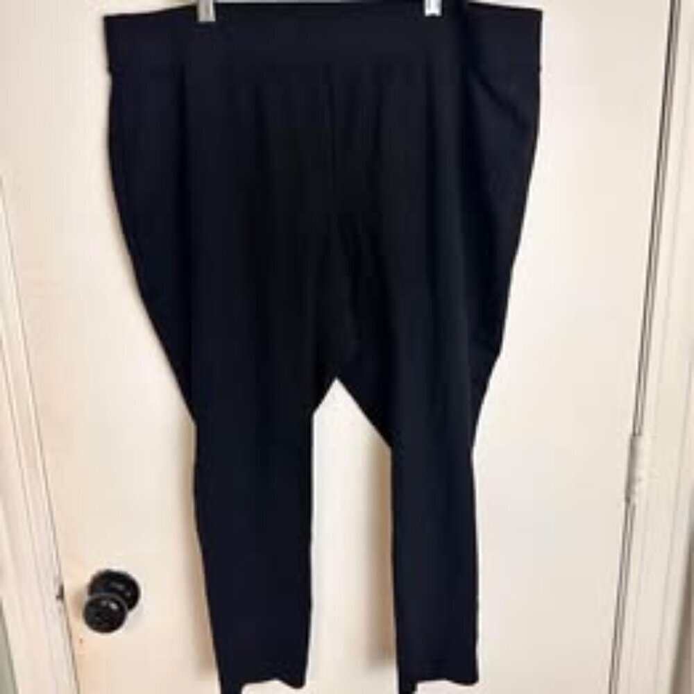 Catherines Black Active Legging Plus Size 2x 22-24W #1024